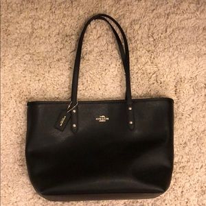 Authentic Large Black Coach tote